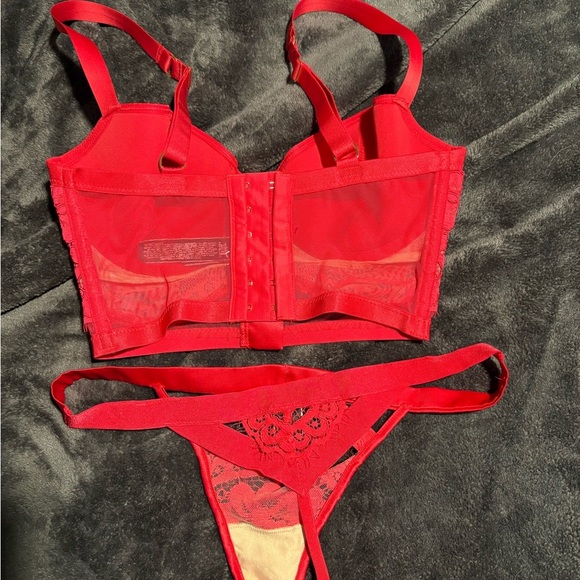 Victoria's Secret Red Lace Set - Picture 4 of 8